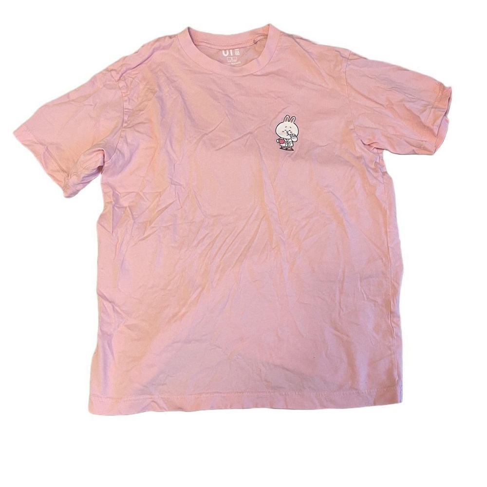 uniqlo pink rabbit shirt